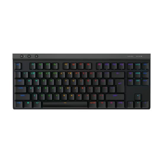 Tipkovnica LOGITECH Gaming G515 Lightspeed TKL, Tactile switch, RGB, mehanička, brezžična, US Layout, USB, črna