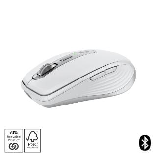 Miška LOGITECH MX Anywhere 3S, laserski, bežični, BT, pale gray