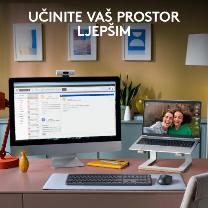 Tipkovnica + miška LOGITECH MK950 Signature Slim Combo, brezžična, črna, Bolt Receiver USB