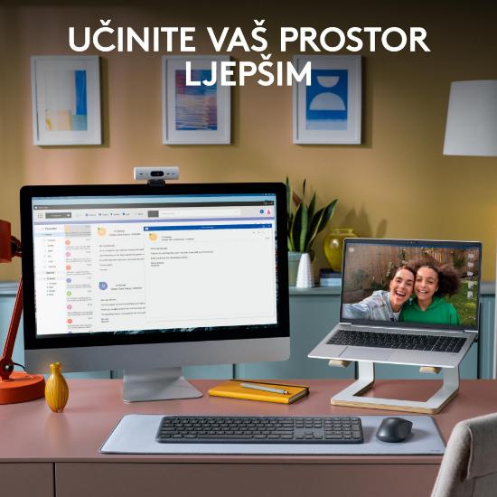 Tipkovnica + miška LOGITECH MK950 Signature Slim Combo, brezžična, črna, Bolt Receiver USB
