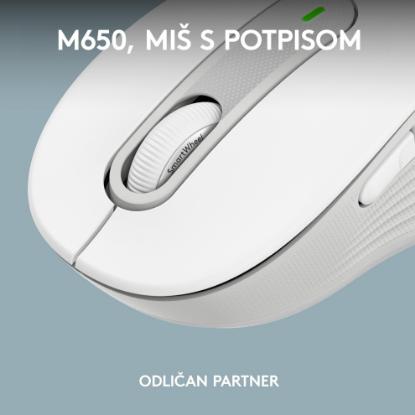 Tipkovnica LOGITECH K950 Signature Slim, brezžična, Bolt Receiver USB, bela
