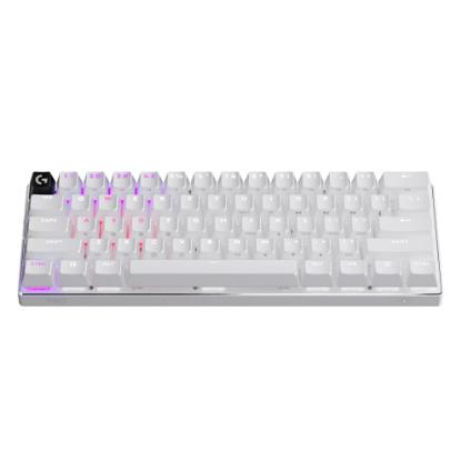 Tipkovnica LOGITECH Pro X 60 LIGHTSPEED, mehanička, bežična, RGB, bijela