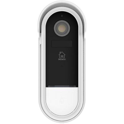 Pametno bežično zvono DELTACO SH-DB02, 2MP, WiFi, IP65, microSD, bijelo