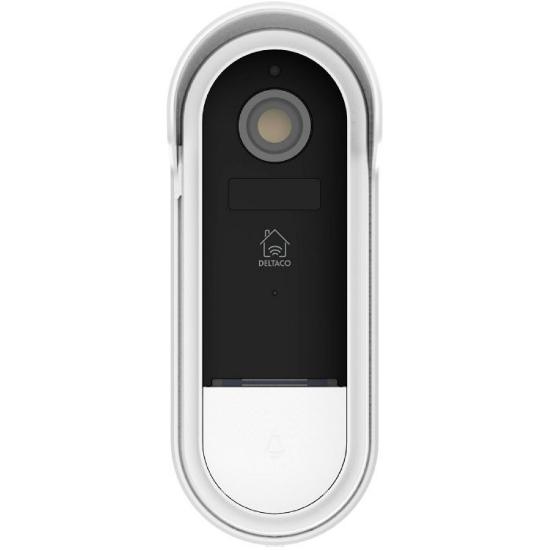 Pametno bežično zvono DELTACO SH-DB02, 2MP, WiFi, IP65, microSD, bijelo