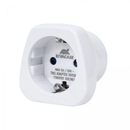 Putni adapter RIVACASE PS4301, EU-US, bijeli