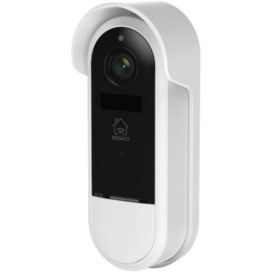 Pametno bežično zvono DELTACO SH-DB02, 2MP, WiFi, IP65, microSD, bijelo