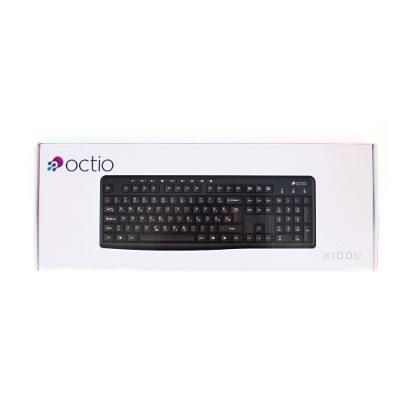 Tipkovnica OCTIO K100U, črna, USB