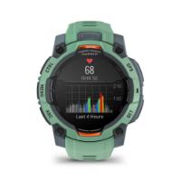 Pametni sat GARMIN Instinct 3 Amoled 45mm, GPS, HR, pametne obavijesti, zeleni