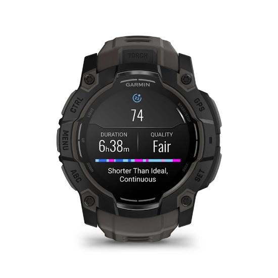 Pametni sat GARMIN Instinct 3 Amoled 50mm, GPS, HR, pametne obavijesti, crni