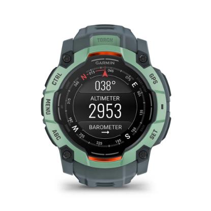 Pametni sat GARMIN Instinct 3 Amoled 50mm, GPS, HR, pametne obavijesti, zeleni