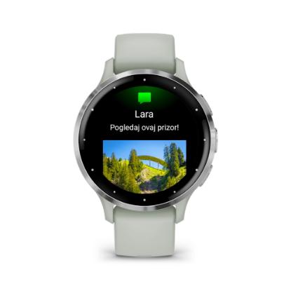 Pametni sat GARMIN Venu 3S, GPS, multisport, zeleni
