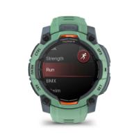Pametni sat GARMIN Instinct 3 Amoled 45mm, GPS, HR, pametne obavijesti, zeleni