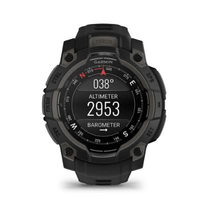 Pametni sat GARMIN Instinct 3 Amoled 45mm, GPS, HR, pametne obavijesti, crni