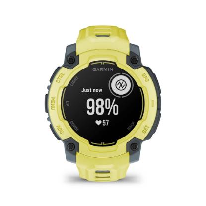 Pametni sat GARMIN Instinct E 45mm, GPS, HR, pametne obavijesti, žuto-zeleni