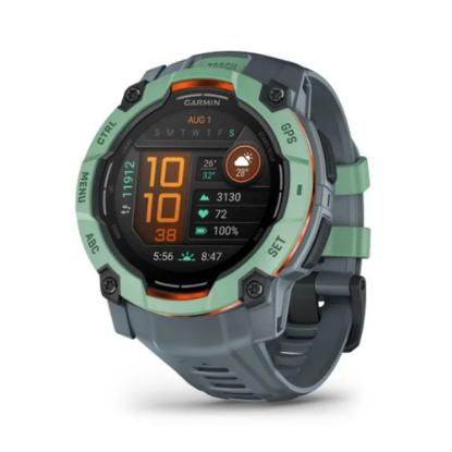 Pametni sat GARMIN Instinct 3 Amoled 50mm, GPS, HR, pametne obavijesti, zeleni