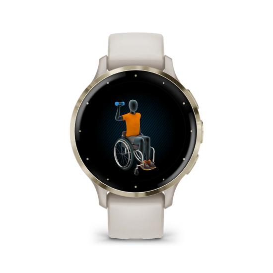 Pametni sat GARMIN Venu 3S, GPS, multisport, bež