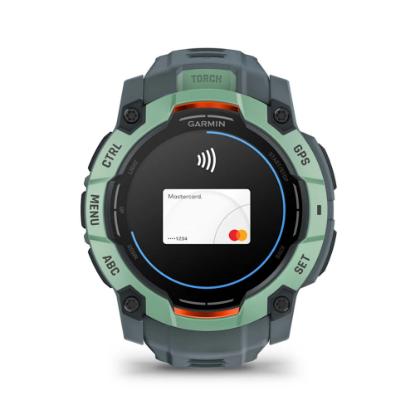 Pametni sat GARMIN Instinct 3 Amoled 50mm, GPS, HR, pametne obavijesti, zeleni