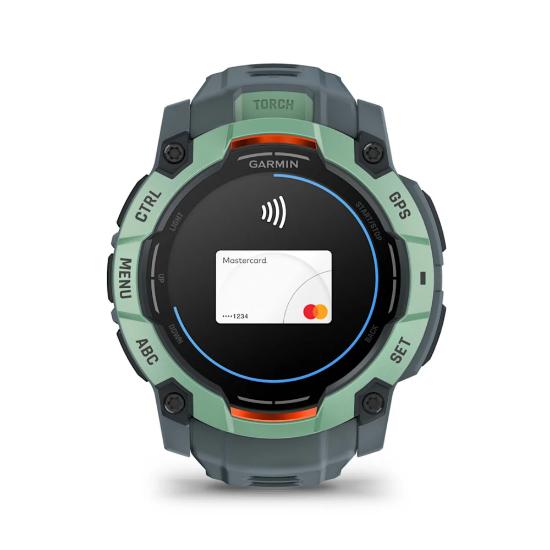 Pametni sat GARMIN Instinct 3 Amoled 50mm, GPS, HR, pametne obavijesti, zeleni