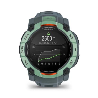 Pametni sat GARMIN Instinct 3 Amoled 50mm, GPS, HR, pametne obavijesti, zeleni