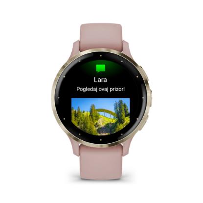 Pametni sat GARMIN Venu 3S, GPS, multisport, rozi
