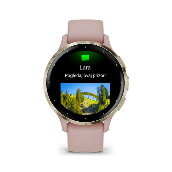 Pametni sat GARMIN Venu 3S, GPS, multisport, rozi