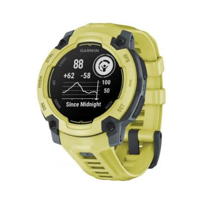 Pametni sat GARMIN Instinct E 45mm, GPS, HR, pametne obavijesti, žuto-zeleni