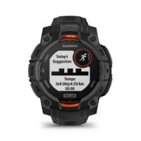 Pametni sat GARMIN Instinct 3 Solar 45mm, GPS, HR, pametne obavijesti, crni