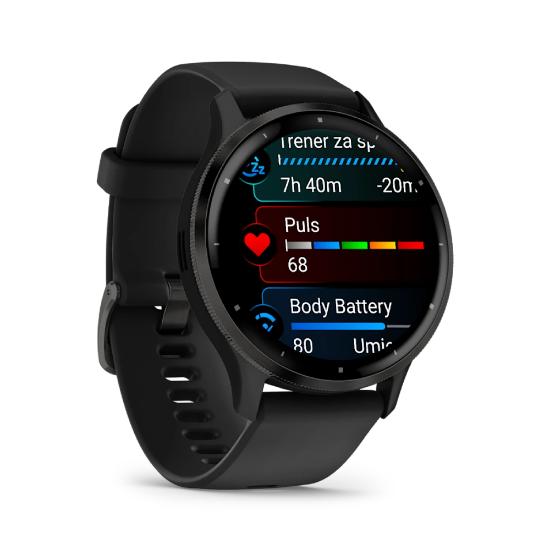Pametni sat GARMIN Venu 3, GPS, multisport, crni