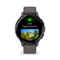 Pametni sat GARMIN Venu 3S, GPS, multisport, tamno sivi