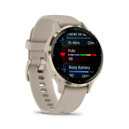 Pametni sat GARMIN Venu 3S, GPS, multisport, svijetlo sivi