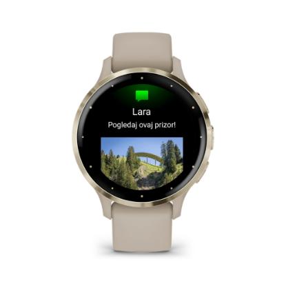 Pametni sat GARMIN Venu 3S, GPS, multisport, svijetlo sivi
