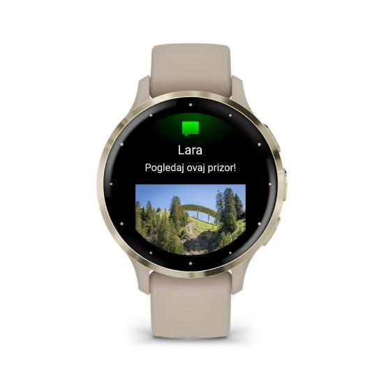 Pametni sat GARMIN Venu 3S, GPS, multisport, svijetlo sivi