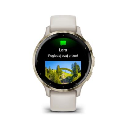Pametni sat GARMIN Venu 3S, GPS, multisport, bež