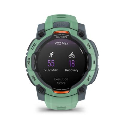 Pametni sat GARMIN Instinct 3 Amoled 45mm, GPS, HR, pametne obavijesti, zeleni