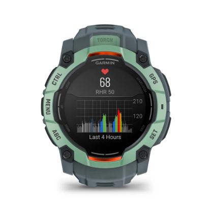 Pametni sat GARMIN Instinct 3 Amoled 50mm, GPS, HR, pametne obavijesti, zeleni