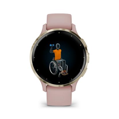 Pametni sat GARMIN Venu 3S, GPS, multisport, rozi