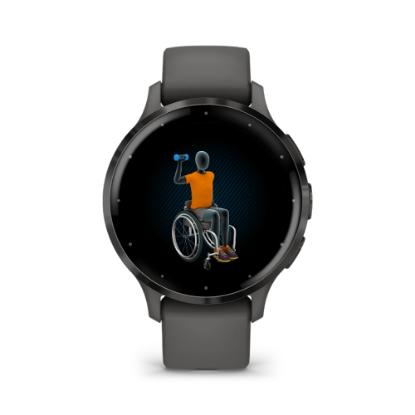 Pametni sat GARMIN Venu 3S, GPS, multisport, tamno sivi