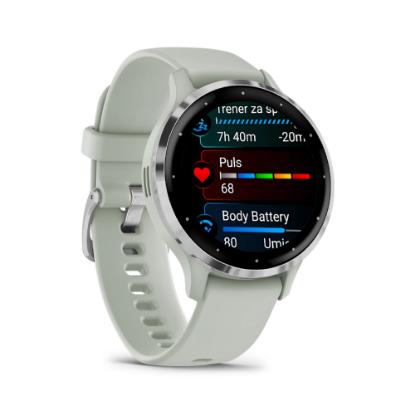 Pametni sat GARMIN Venu 3S, GPS, multisport, zeleni