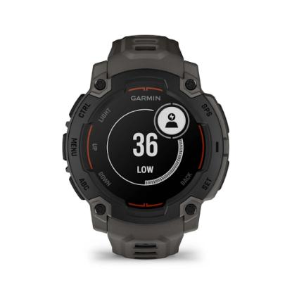 Pametni sat GARMIN Instinct E 45mm, GPS, HR, pametne obavijesti, crni