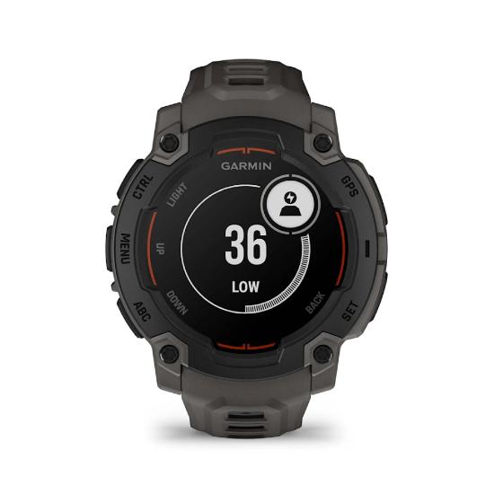 Pametni sat GARMIN Instinct E 45mm, GPS, HR, pametne obavijesti, crni