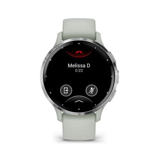 Pametni sat GARMIN Venu 3S, GPS, multisport, zeleni