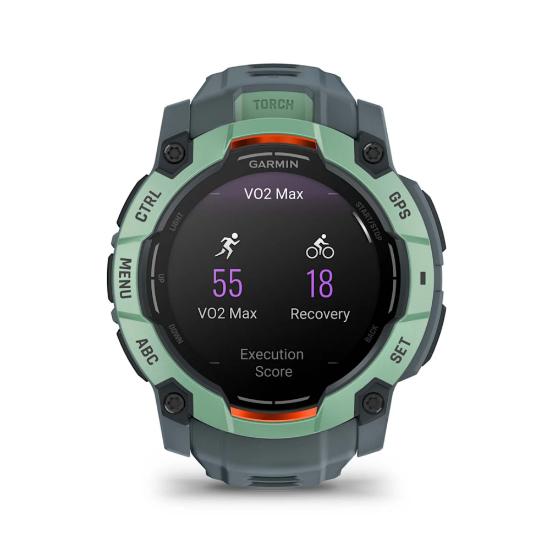 Pametni sat GARMIN Instinct 3 Amoled 50mm, GPS, HR, pametne obavijesti, zeleni