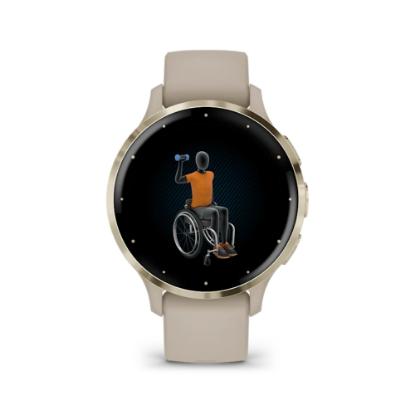 Pametni sat GARMIN Venu 3S, GPS, multisport, svijetlo sivi