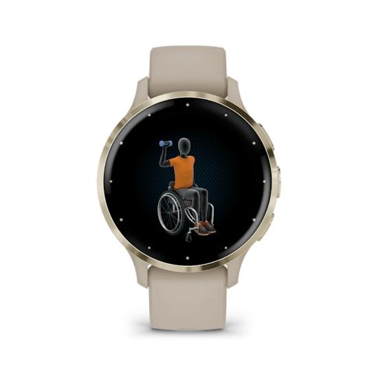 Pametni sat GARMIN Venu 3S, GPS, multisport, svijetlo sivi