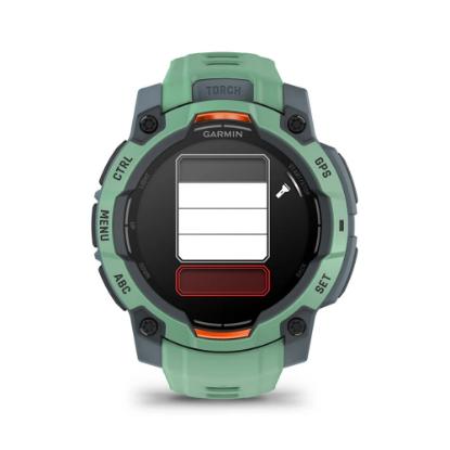 Pametni sat GARMIN Instinct 3 Amoled 45mm, GPS, HR, pametne obavijesti, zeleni