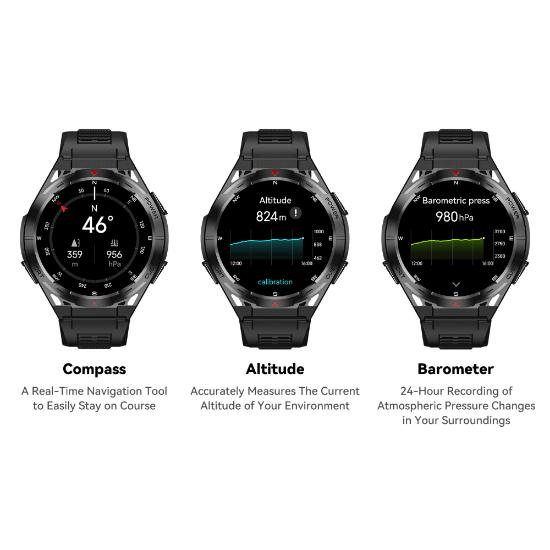 Pametni sat CUBOT GT1, crni