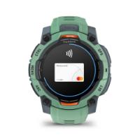 Pametni sat GARMIN Instinct 3 Amoled 45mm, GPS, HR, pametne obavijesti, zeleni