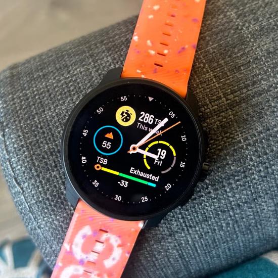 Pametna ura SUUNTO Race S, 1,32" AMOLED, GPS, oranžni