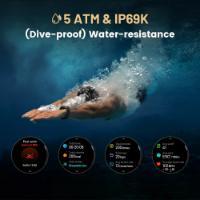 Pametna ura KOSPET Tank T3, 1,43", srebrni