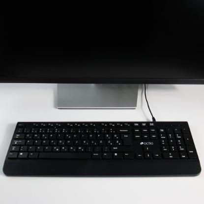 Tipkovnica OCTIO K200U, črna, USB
